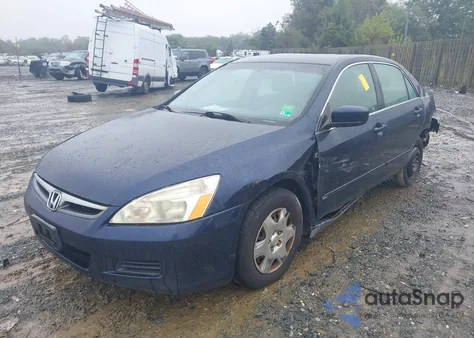 2007 Honda Accord 2.4 Lx из США, поврежденный, VIN 1HGCM56497A157251